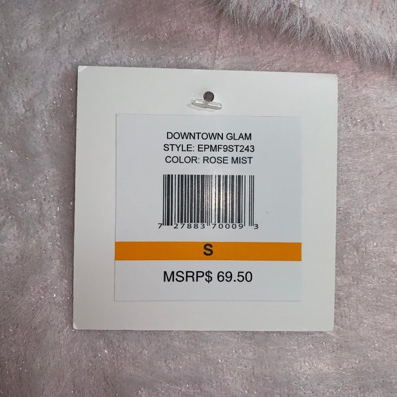 NWT $69 Ellen Tracy Downtown Glam Eyelash Sweater - Picture 4 of 5